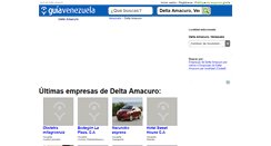 Desktop Screenshot of guia-deltaamacuro.guiavenezuela.com.ve