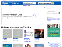 Tablet Screenshot of guia-tachira.guiavenezuela.com.ve