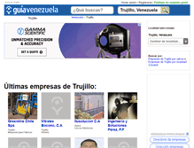Tablet Screenshot of guia-trujillo.guiavenezuela.com.ve