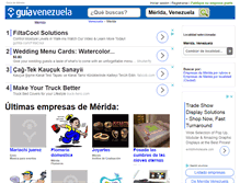 Tablet Screenshot of guia-merida.guiavenezuela.com.ve